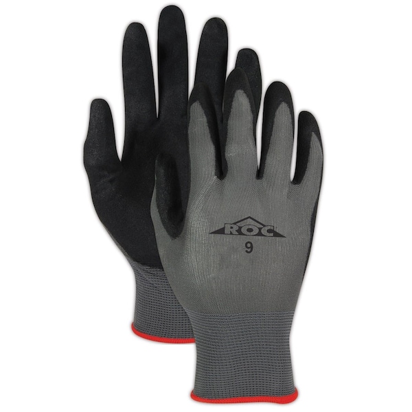 Magid Coated Gloves, 4 Abrasion Level, Gray, 10 12 PK GP500-10 - main